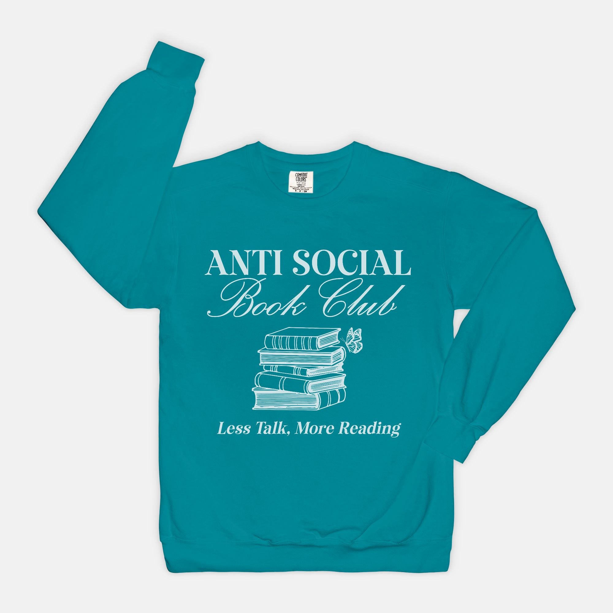 Anti-Social Book Club Comfort Color Crewneck
