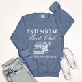 Anti-Social Book Club Comfort Color Crewneck