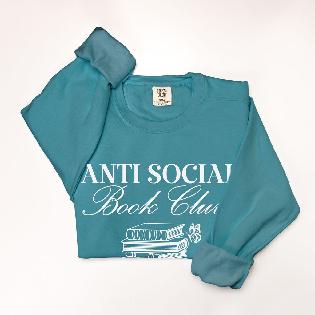 Anti-Social Book Club Comfort Color Crewneck