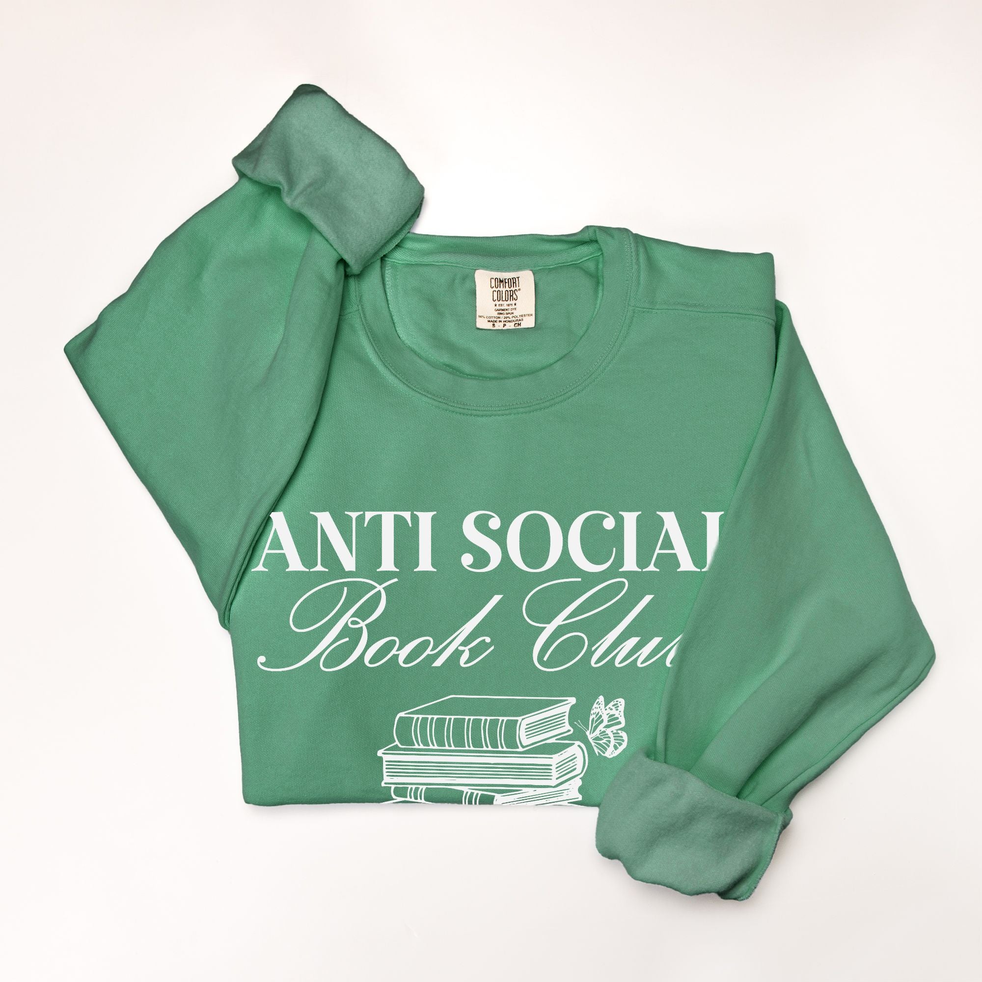 Anti-Social Book Club Comfort Color Crewneck