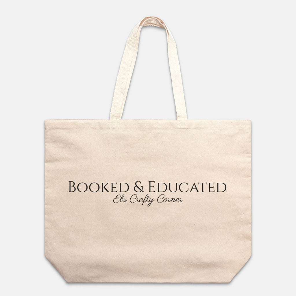 Booked & Educated Oversized Tote