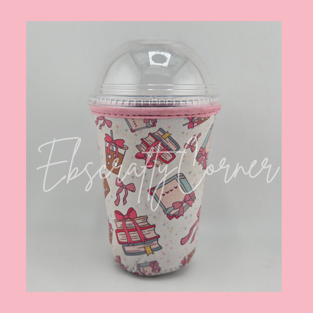 Pink Pages Cup Sleeve
