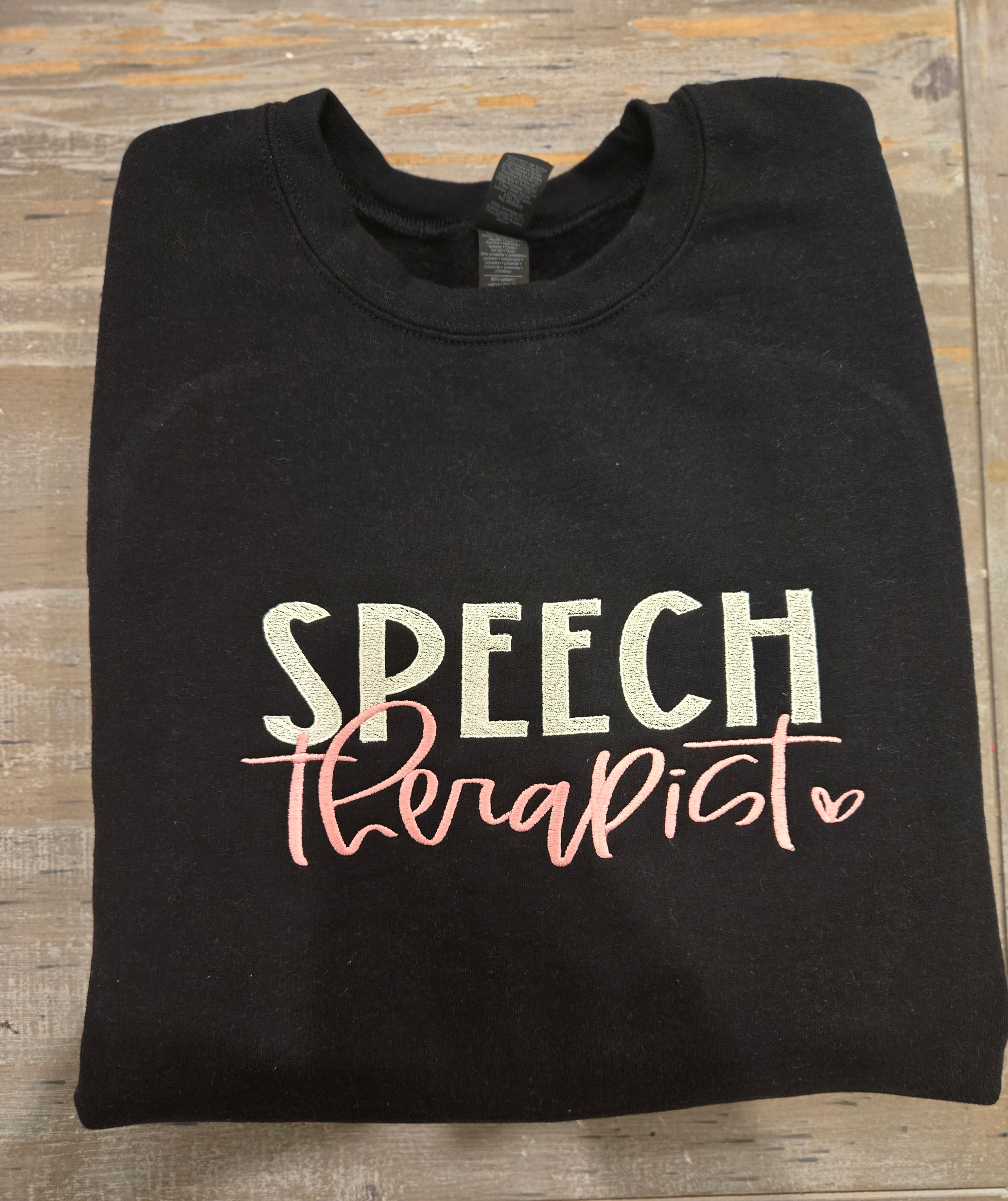 🧵 Embroidered Speech Therapist